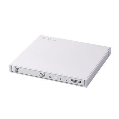ポータブルBlu-rayドライブ/for Windows/USB3.2 Gen1/スリム/Type-C&Aケーブル付/ホワイト LBD-PWC6U3CVWH