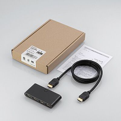 HDMI切替器/3入力1出力/簡易パッケージ/ブラック DH-SW31BK/E