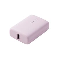 モバイルバッテリー/リチウムイオン/USB PD/20W/10000mAh/USB-C×1/USB-A出力×1/ラベンダー DE-C56L-10000PU