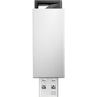 USB3.0/2.0対応 ノック式USBメモリー 16GB ホワイト U3-PSH16G/W