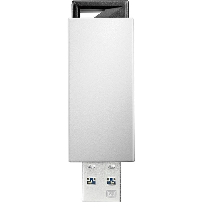 USB3.0/2.0対応 ノック式USBメモリー 16GB ホワイト U3-PSH16G/W
