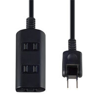 扉付タップラン 3個口 3m ブラック WBT-N3030B(BK)