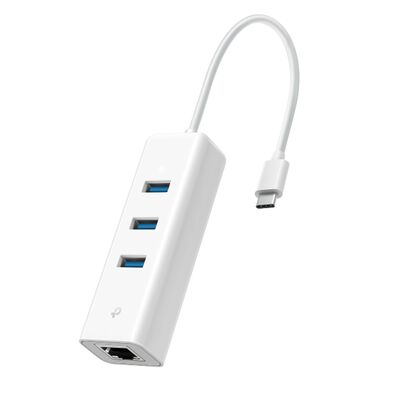 USB-C 3ポートハブ＆ギガビット有線LANアダプター UE330C(jp)