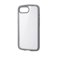 iPhone 16e/TOUGH SLIM LITE/フレームカラー/背面クリア/ストラップシート付属/グレー PM-A25STSLFCGY