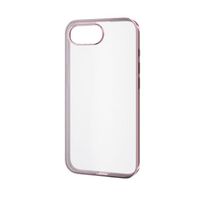 iPhone 16e/ソフトケース/サイドメッキ/ピンクゴールド PM-A25SUCTMPN