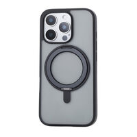 iPhone 16 Pro用ハイブリッドケース/MAGKEEP/スタンド/ブラック PM-A24CMAGSTBK