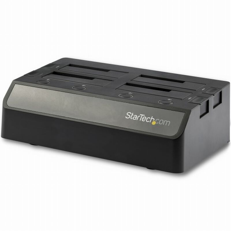 4ベイSATA HDDドッキングステーション クレードル型2.5/3.5インチSSD/HDDスタンド USB 3.1(10Gbps)対応 USB-C/USB-Aポート SDOCK4U313