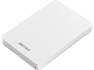 USB3.1（Gen.1）対応 耐衝撃ポータブルHDD 1TB ホワイト HD-PGF1.0U3-WHA
