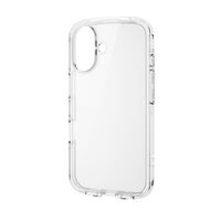 iPhone 16用ハイブリッドケース/TOUGH SLIM LITE/オールクリア/ストラップシート付属/クリア PM-A24ATSLACR
