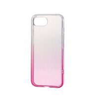 iPhone 16e/ソフトケース/グラデーションカラー/グリッター/Meliano/ペールピンク PM-A25SUCWCGPNL