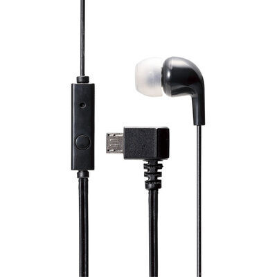 microUSBヘッドホン/モノラル/マイク有/ブラック EHP-MM100MBK