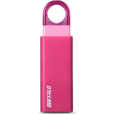 オートリターン機構 ノックスライド USB3.1（Gen1）/3.0対応 USBメモリー 32GB ピンク RUF3-KS32GA-PK