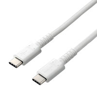 スマホ・タブレット用USBケーブル/USB(C-C)/高耐久/USB Power Delivery対応/認証品/0.3m/ホワイト MPA-CCS03PNWH