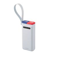 リン酸鉄モバイルバッテリー/30000mAh/防水・防塵/IP44/USB PD/45W出力/USB-A×1/USB-C×1/ライトグレー DE-C41-30000LGY