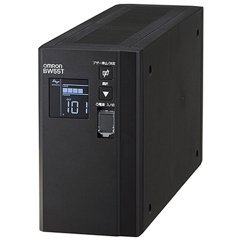 無停電電源装置 常時商用（正弦波）/550VA/340W/縦型 BW55T