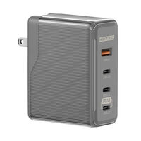 PD 3.1対応 GaN AC充電器/150W/USB-C×3、Type-A/ブラック APD-V150AC3-BK