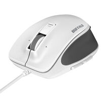 有線 BlueLED プレミアムフィットマウス Mサイズ ホワイト BSMBU500MWH