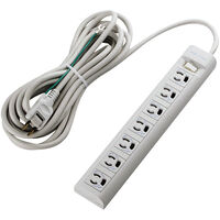 OAタップ/3P/7個口/マグネット/抜け止め/スイッチ/5.0m T-Y3A-3750WH