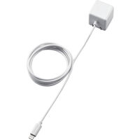 Lightning-AC充電器/1.0A出力/ケーブル一体/1.5m/ホワイト MPA-ACL02WH