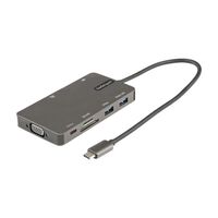 マルチポートアダプター/USB-C接続/シングルモニター/4K30Hz HDMI またはVGA/100W USB PDパススルー他 DKT30CHVSDPD