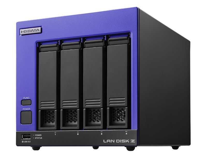 第12世代インテルCore i3搭載 4ドライブ法人向けWindows NAS 16TB HDL4-Z22SI3B16