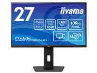 液晶ディスプレイ 27型/2560×1440/HDMI、DP、USB-C映像出力：給電/ブラック/スピーカー/IPS/昇降/回転/LANポート XUB2797QSN-B1