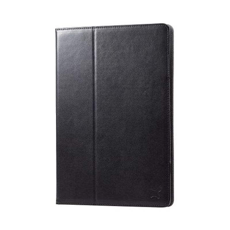 タブレット汎用手帳型ケース/ソフトレザー/2アングル/ペンホルダー/8.5～11.5inch/ブラック TB-10SPG2LBK
