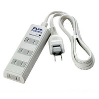 耐雷コード付タップ 4個口 3m ホワイト WBT-4030SBN(W)