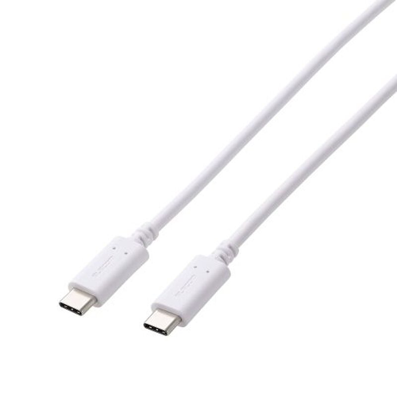 USB2.0ケーブル/PS5対応/C-Cタイプ/ノーマル/2.0m/ホワイト GM-CC20WH