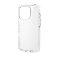 iPhone 16 Pro用ハイブリッドケース/TOUGH SLIM LITE/オールクリア/ストラップシート付属/クリア PM-A24CTSLACR