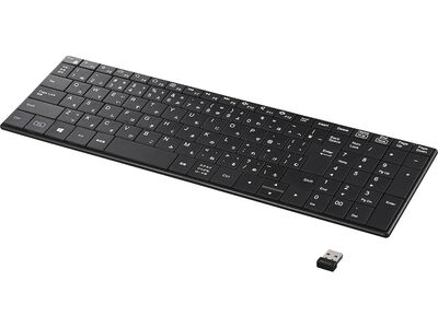 2.4GHz無線 コンパクトキーボード ブラック BSKBW330BK