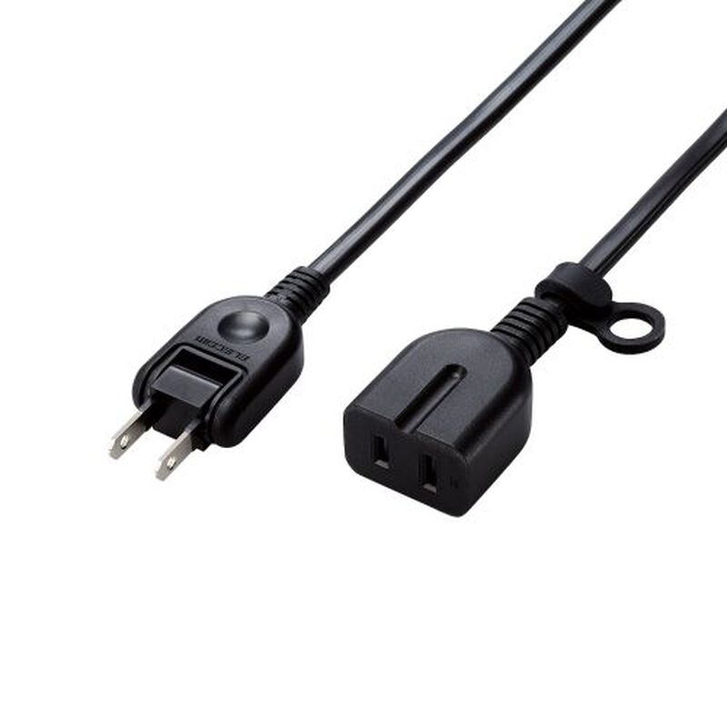 延長タップ/スタンダード/ホコリ防止シャッター付/1.0m/ブラック T-X01-2110BK