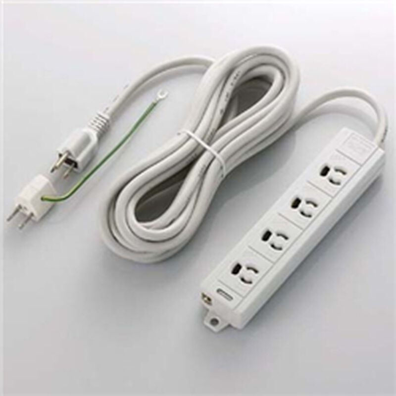 ROHS準拠マグネット付き抜けどめタップ(3P4口5m) T-ECOH3450NM