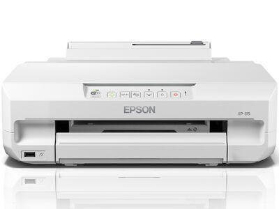 A4カラーインクジェットプリンター/単機能/有線・無線LAN/Wi-Fi Direct/6色染料/Epson Smart Panel対応 EP-315