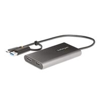 ディスプレイアダプター/USB-CまたはUSB 3.0接続/デュアルモニター/4K60Hz HDMI/100W USB PDパススルー 109B-USBC-HDMI