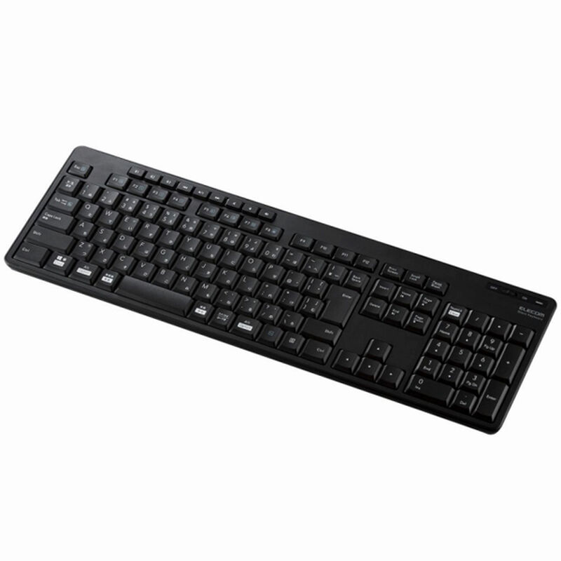 フルキーボード/Bluetooth/静音設計/抗菌/ブラック TK-FBM118SKBK