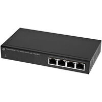 PoE対応 5ポート ギガビットスイッチングハブ 4ポートPoE給電対応 10/100/1000Mbps FXG-0104EMP