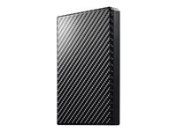 USB3.1 Gen1対応ポータブルHD「高速カクうす」 カーボンブラック 1TB HDPT-UTS1K