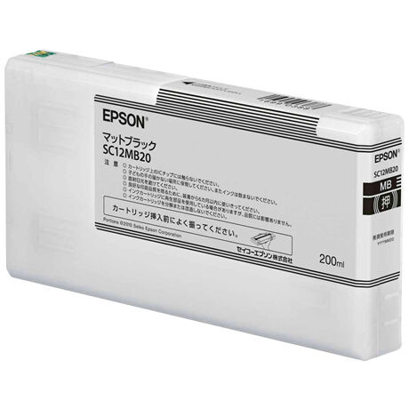 富士通WEB MART] SureColor用 インクカートリッジ/200ml（マットブラック） SC12MB20 ZD-SC12MB20 : 富士通