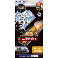 iPhone 16 Pro Max用ガラスフィルム/ダイヤモンドコーティング/ゴリラ/0.21mm/高透明 PM-A24DFLGDCO