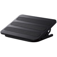 フットレスト/スチール製/無段階調整/ブラック PCA-FR01BK