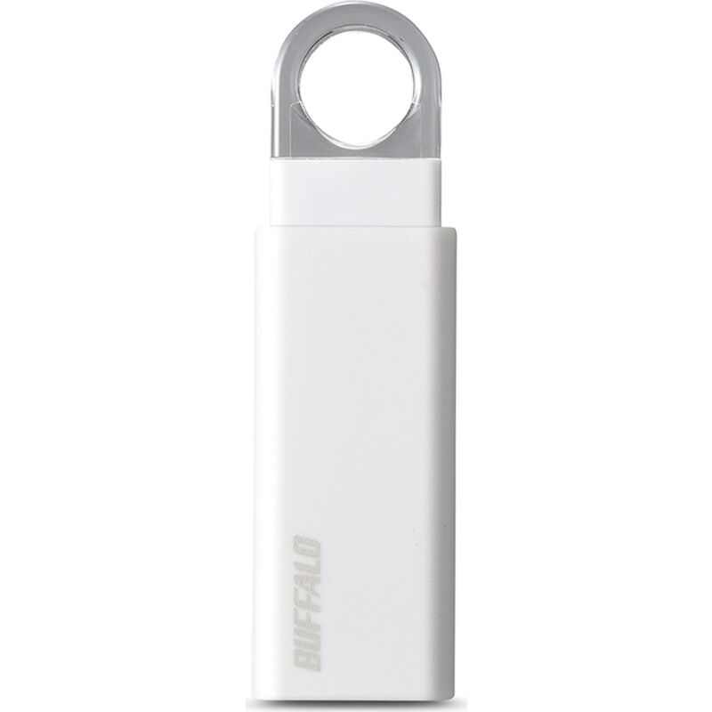 オートリターン機構 ノックスライド USB3.1（Gen1）/3.0対応 USBメモリー 16GB ホワイト RUF3-KS16GA-WH