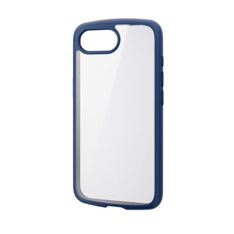 iPhone 16e/TOUGH SLIM LITE/フレームカラー/背面クリア/ストラップシート付属/ネイビー PM-A25STSLFCNV