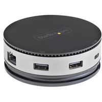 USB-Cマルチハブ USB 3.1 Gen 2(10Gbps)/HDMI & DisplayPort(4K60Hz)、VGA(1080p)/75W USB PD/3ポートUSBハブ他 DKT31CHDVCM