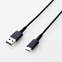 スマートフォン用USBケーブル/USB(A-C)/認証品/高耐久/0.3m/ブラック MPA-ACS03NBK