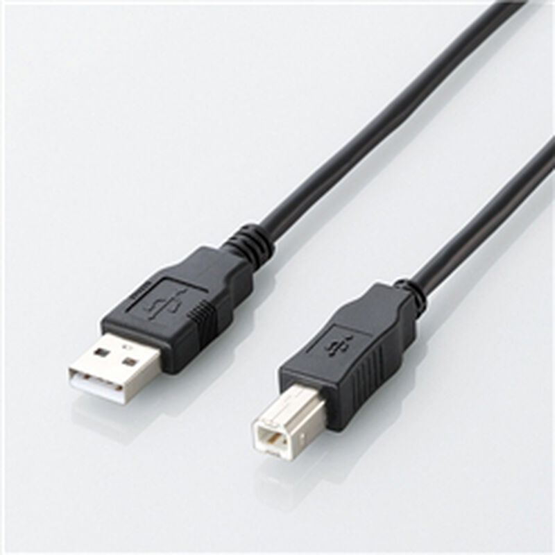 エコUSB2.0ケーブル/A-Bタイプ/エコ/5m/ブラック U2C-JB50BK