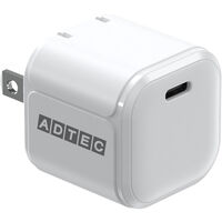 Power Delivery対応 GaN AC充電器/45W/USB Type-C 1ポート/ホワイト APD-V045C-WH