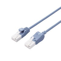 LANケーブル/CAT6A準拠/爪折れ防止/縦スイング式コネクタ/2.0m/ブルー LD-GPATSV/BU20