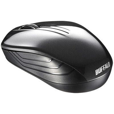 無線 BlueLED 3ボタン スタンダードマウス ブラック BSMBW107BK