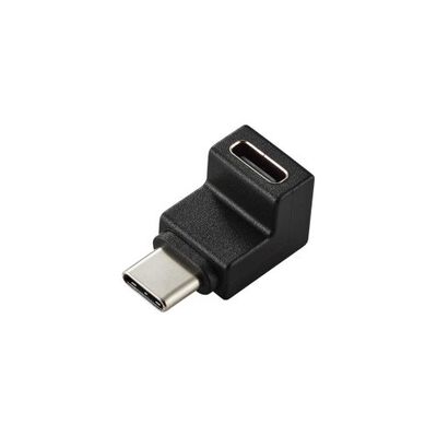 USB Type-Cアダプタ/L字/縦向き/ブラック MPA-CFCMLAD02BK